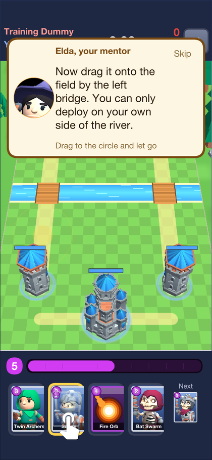 Skirmish training battle